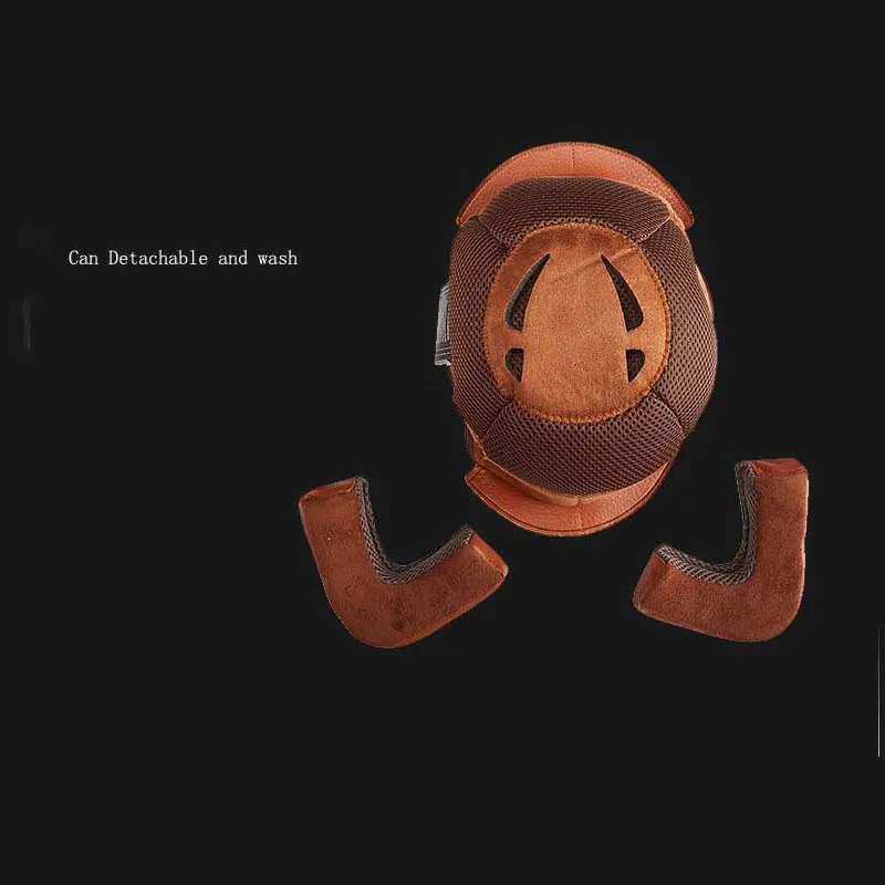 Мотоциклетный шлем GXT Ретро стиль мотоциклетный из искусственной кожи с крышкой