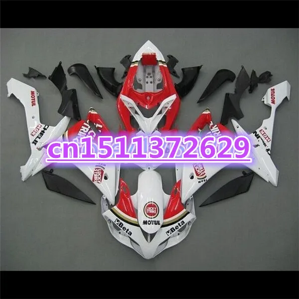 

100%NEW Fairings for YZF R1 07 08 YZF-R1 07-08 YZF1000 R1 07 08 YZF R1 2007 2008 fairing kits white red black body work-D D