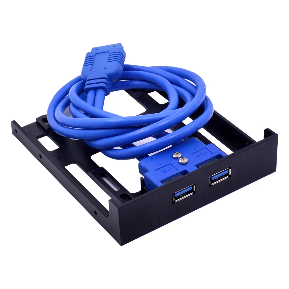 CHIPAL 2 порта USB 3 0 адаптер для кабеля передней панели 5 Гбит/с 20 контактов USB3.0