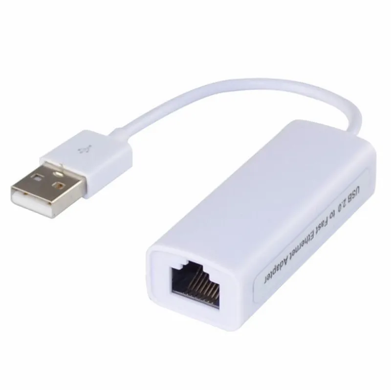 Переходник с USB 2 0 на Ethernet 10/100 м гнездовой кабель RJ45 сетевая Lan карта для