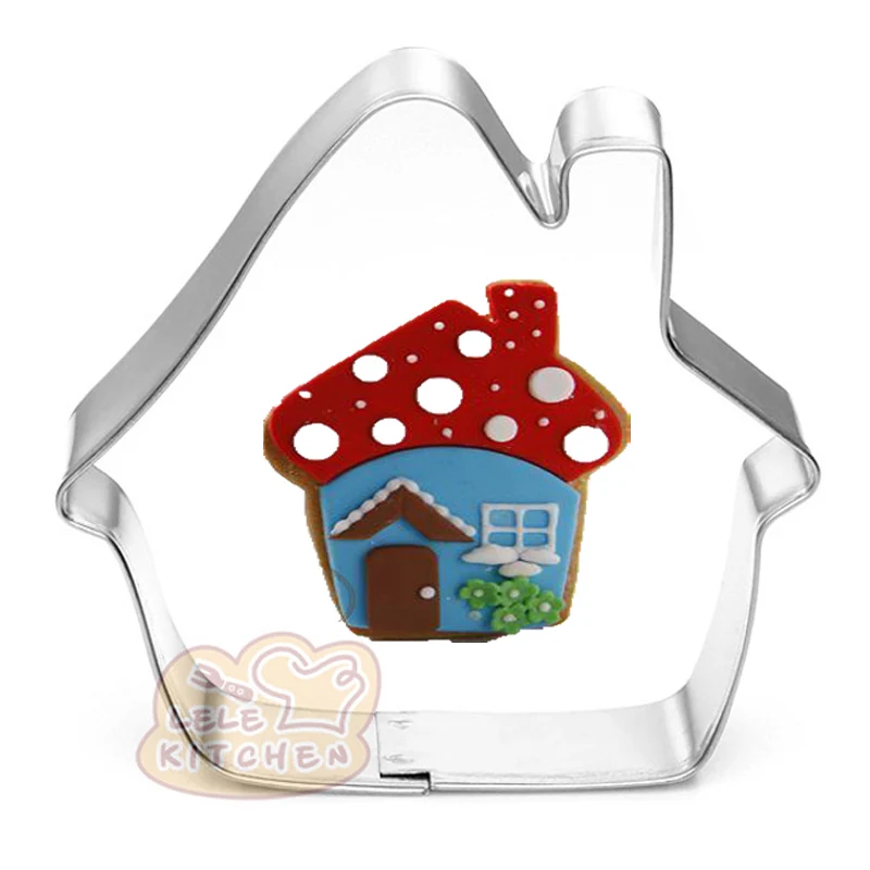 10 шт. Рождественский домик металлический резак для печенья украшения мастики