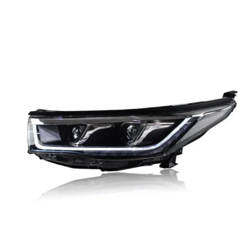 VLAND светодиодные полосы Фары в сборе для фары Toyota Highlander 14 16 Bi xenon объектив проектор