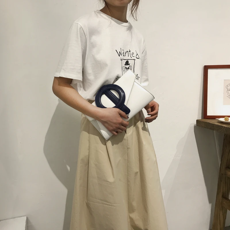 Youda 2019 Новая мода Сумочка с кольцом Женские Элегантные Простые Наплечные сумки