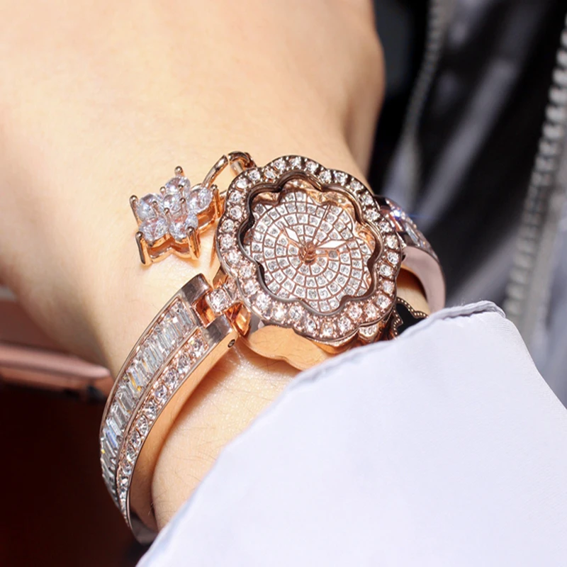 Брендовые женские часы Mashali блестящие с австрийскими кристаллами бриллиантами