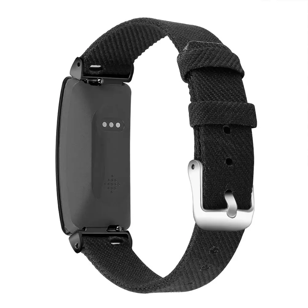 Ремешок для часов для Fitbit Inspire/Inspire HR фитнес-трекер классические холщовые ремешки с металлическим разъемом сменный Браслет
