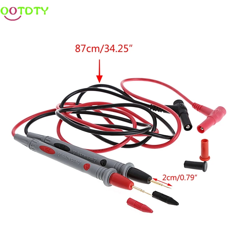 1000 V 20A тонким наконечником иглы мультиметровый тест зонд/цифровой мультиметр тестер 828 акция