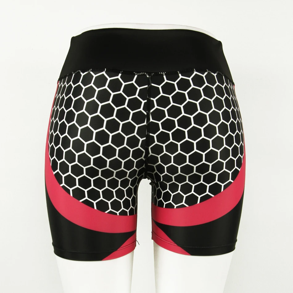 Pink Shorts LI-FI спортивные Леггинсы с Сотами, штаны для фитнеса, йоги, женские леггинсы для тренировок, бега, пуш-ап, эластичные обтягивающие штаны для спортзала - Цвет: Pink Shorts