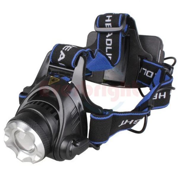 

1800 Lumens CREE XM-L T6 LED Waterproof 3 Modes Zoomable Rotating Headlamp LED Headlight bicycle light 18650 Rechargeable(568)