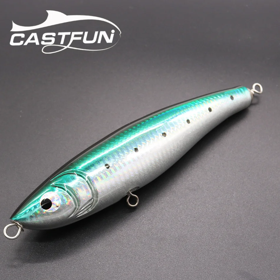 CASTFUN палка приманки Gt приманка жесткая деревянный карандаш Морской Большая