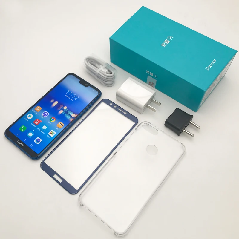 Global honor 9n honor 9i, 5,84 дюймов, Восьмиядерный стеклянный корпус, двойная камера заднего вида, 3000 мАч, отпечаток пальца, распознавание лица, android 8,0