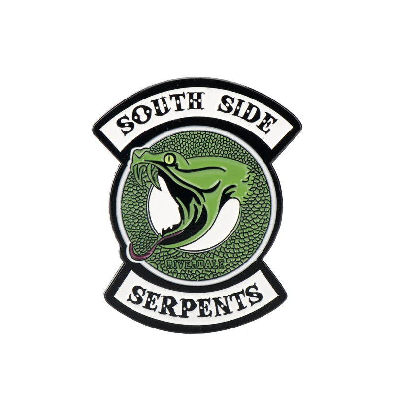 Фильм ривердейл Southside змеи броши для мужчин и женщин из цинкового Творческий