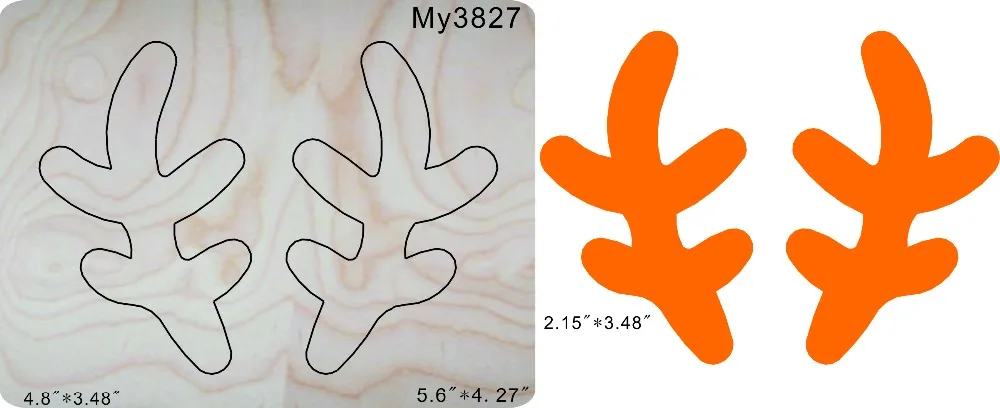 

Antlers & Wooden dies for scrapbooking, fit machine