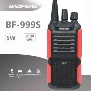 Рация Baofeng BF-999S PLUS, 5 Вт, 1800 мАч, 16 каналов, UHF Ham, любительская радиостанция, двусторонняя радиосвязь, приемопередатчик 999S, обновленная версия