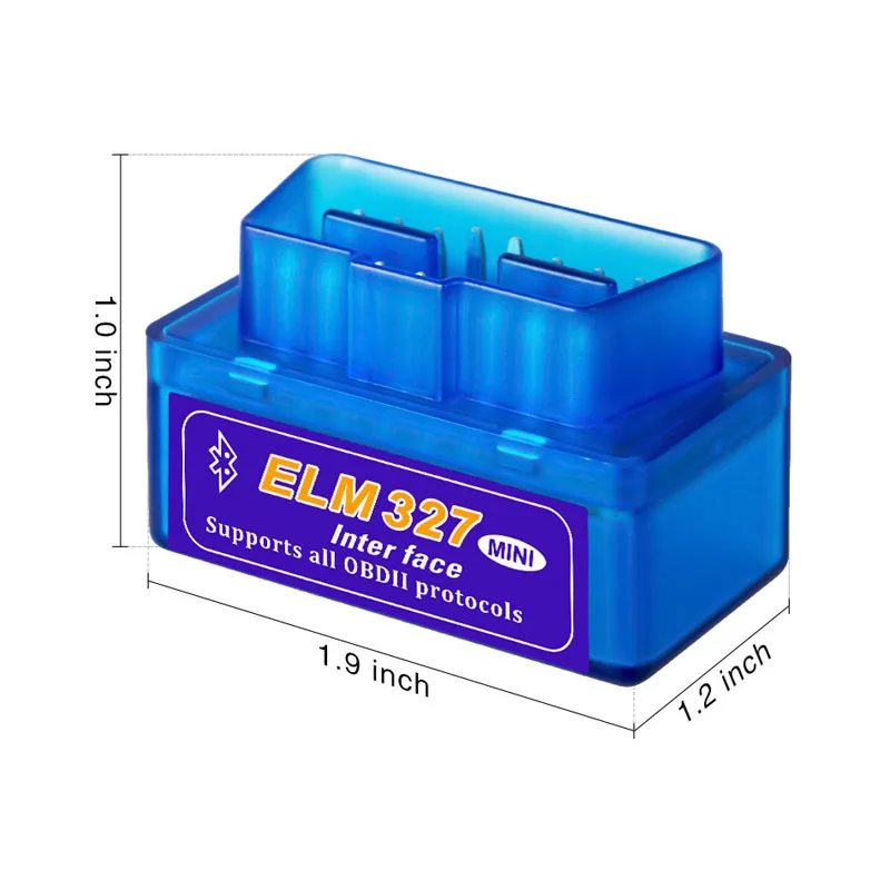 1 шт мини elm327 Bluetooth OBD2 V2.1 Авто сканер OBDII 2 автомобилей ELM 327 Тестер диагностический