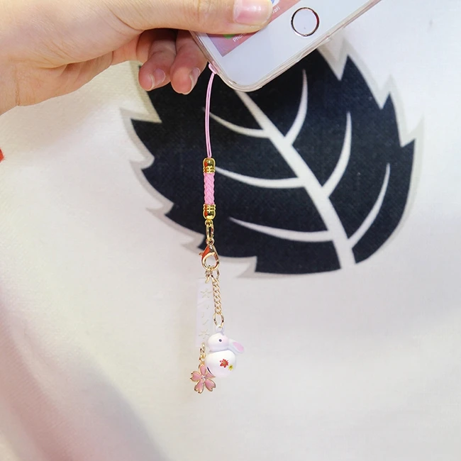 Trational Rabbit Pig Cat Bell Omamori Sakura аксессуар для телефона сумка подвеска удача богатство