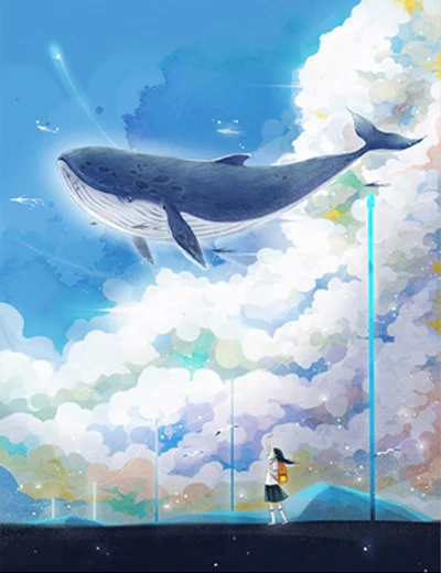 whale Новое рукоделие, наборы для вышивания крестиком "сделай сам", наборы для вышивания, с рисунком кота, Кита, зебры, для девочек, с принтом, punto de cruz, вышивка крестиком - Цвет: whale