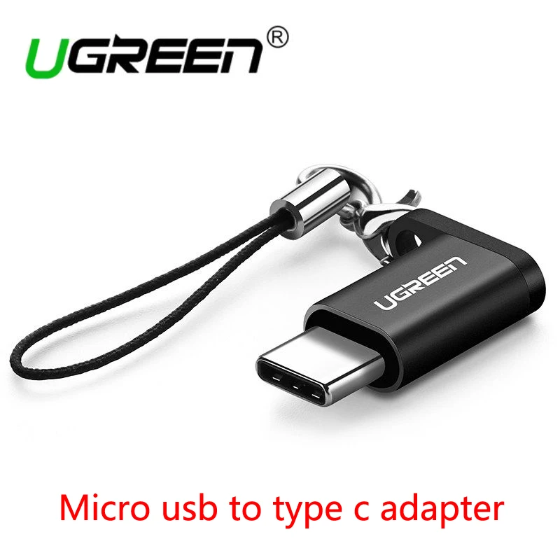 Кабель переходник Ugreen с micro usb на type c для Samsung s9 s8 huawei P20 xiaomi 9|Переходники и