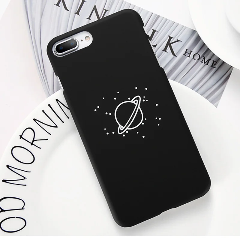 Cute Moon FLOVEME чехол для телефона для iPhone 6 6s Роскошный милый узор Жесткий чехол s для iPhone 7 8 Plus X 6 6s 5S 5 SE XS Max XR Coque - Color: Cute Moon