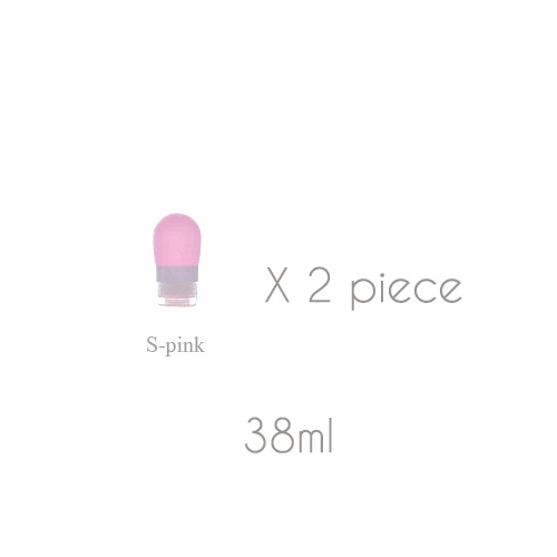Pink 38ml Диспенсер для мыла, контейнер для жидкого мыла, дорожный лосьон для ванны, шампунь, пресс-бутылка, гель для душа, диспенсер - Цвет: Pink 38ml