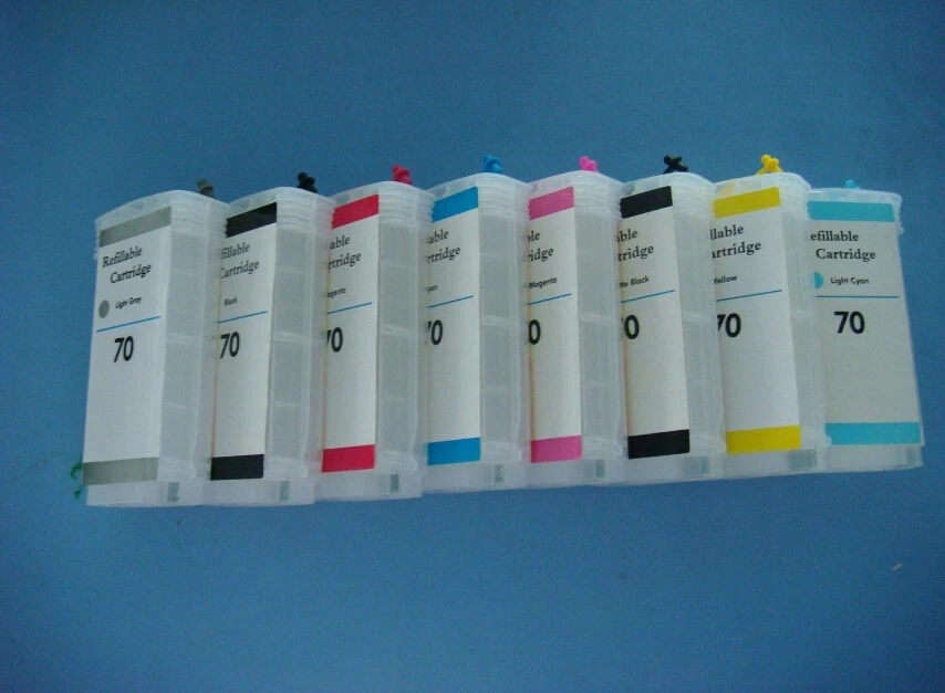 Заправляемые чернильные картриджи для принтеров HP 70 Z2100 с автоматическим сбросом