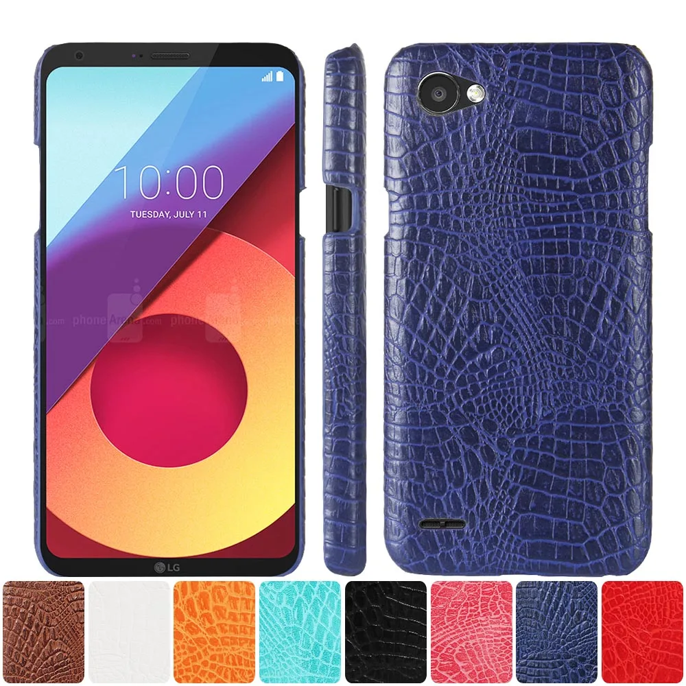 Кожаный чехол для LG Q6a Q6 Alpha LGM700 M700 телефона с Бампером Q 6 LGQ6 Жесткий Чехол ПК