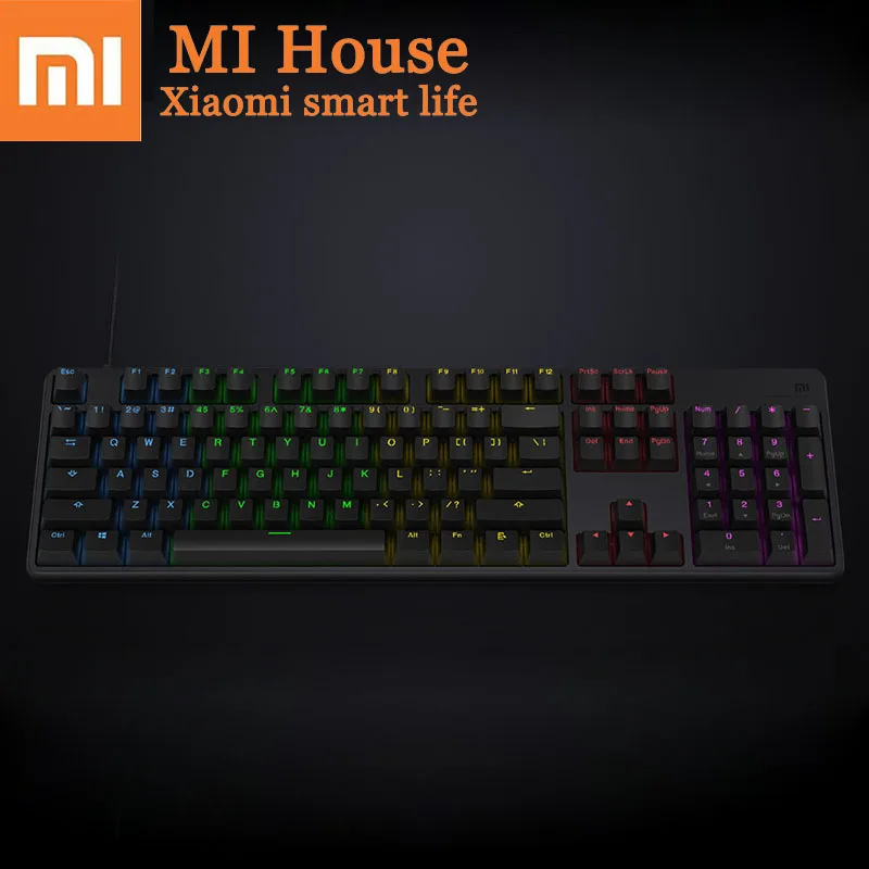 Механическая игровая клавиатура Xiaomi с RGB подсветкой поддерживает до 33 клавиш