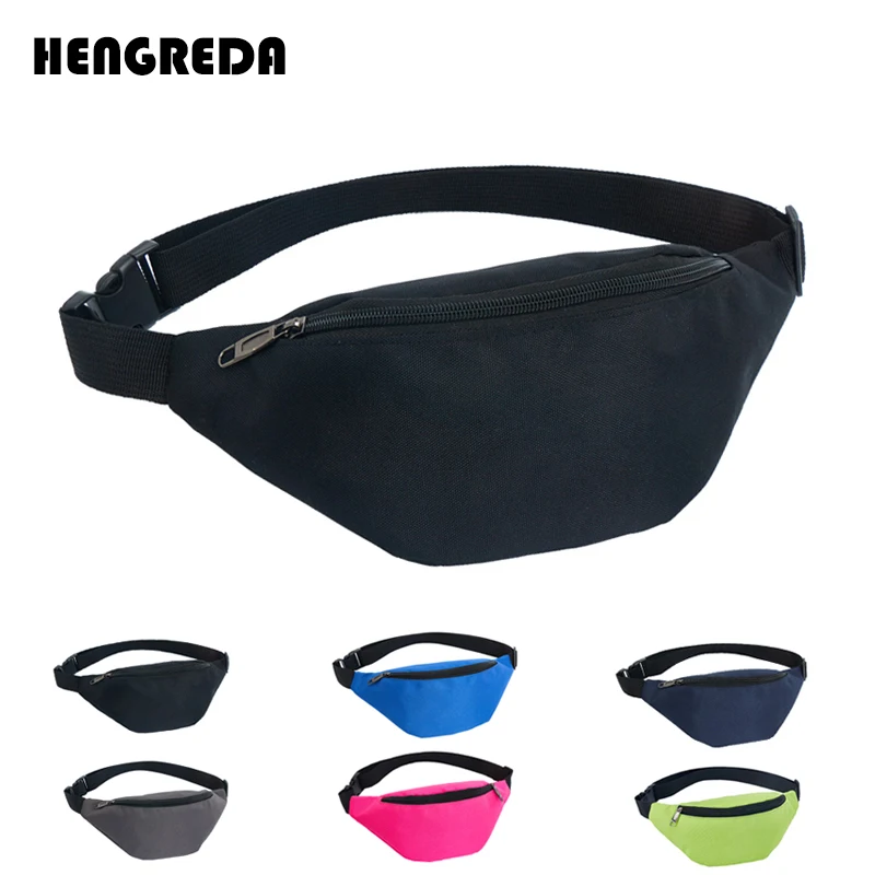 Для женщин Fanny Pack талии сумка поясная сумка Hengreda Путешествия Хип бум карман 600D Водонепроницаемый фестиваль партия Рюкзак Слинг Грудь