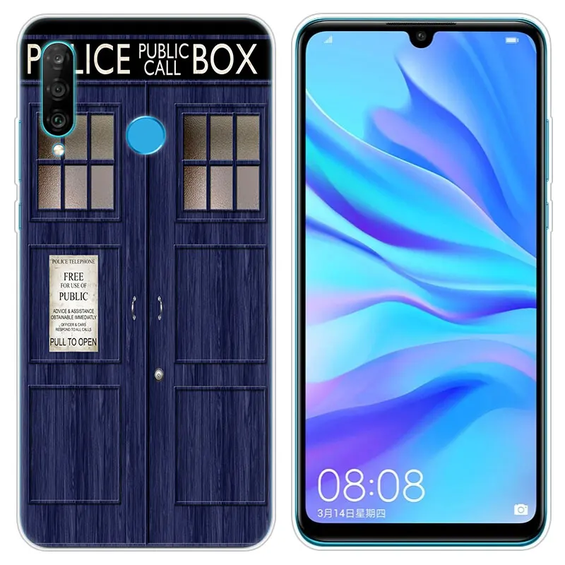 Лидер продаж модный силиконовый чехол Tardis Box Doctor Who для Huawei P30 20 Pro 10 P9 P8 Lite 2017 P Smart Z