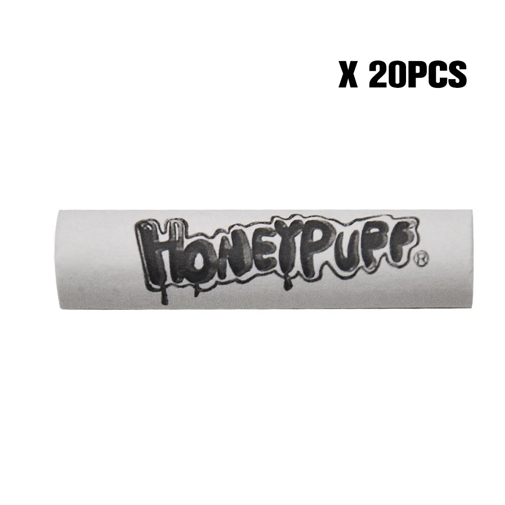 20pcs HONEYPUFF Премиум 150 фильтры 9 мм Активный угольный фильтр для труб костюм для металла или натурального дерева Курительные аксессуары для трубок - Цвет: 20pcs