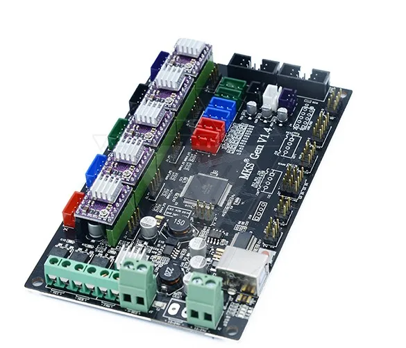 Аксессуары для 3D-принтера TEVO MKS Gen V1.4 Ramps1.4 2560 поддержка материнской платы 12 В 24 |