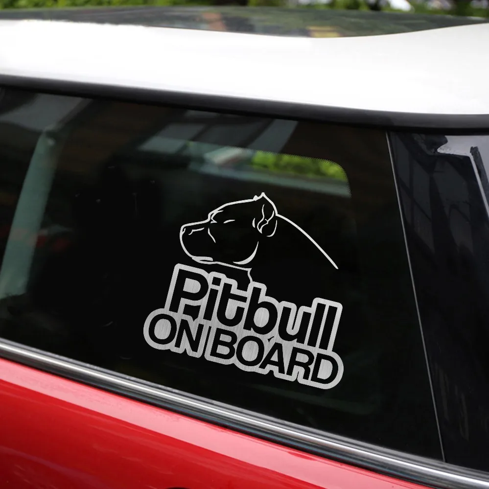 Tangredy 16*13 9 см Pitbull на борту автомобиля наклейка и автомобильная Доберман Стайлинг