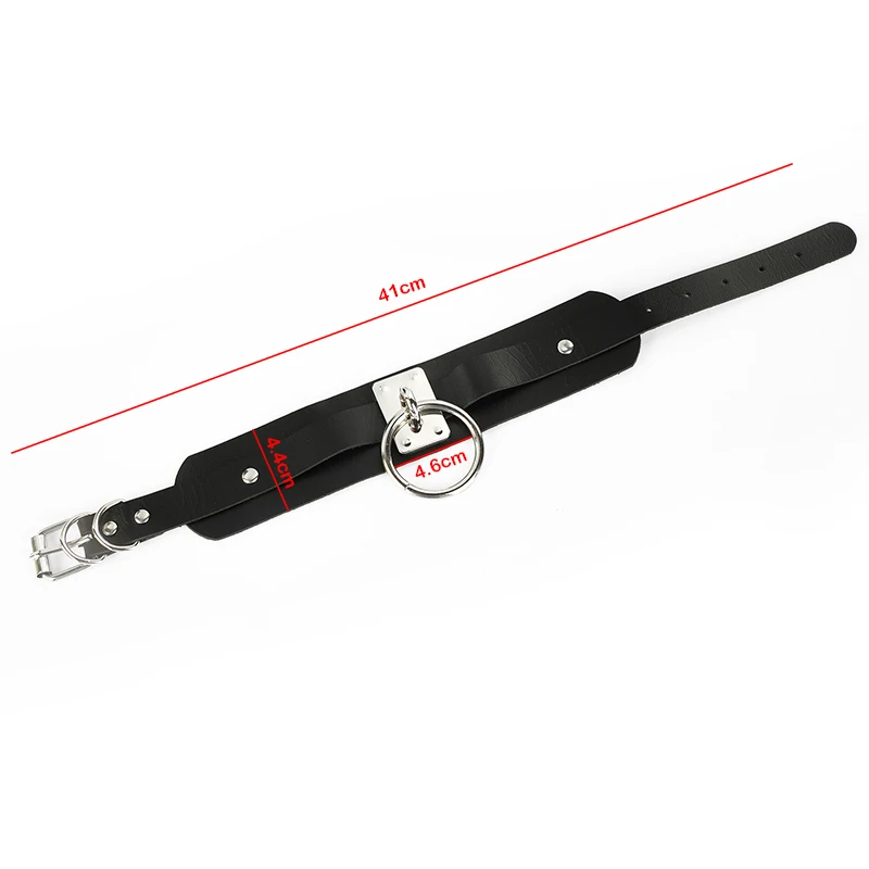 Секс-игрушки для взрослых Соблазнительные кожаные с круглой горловиной БДСМ