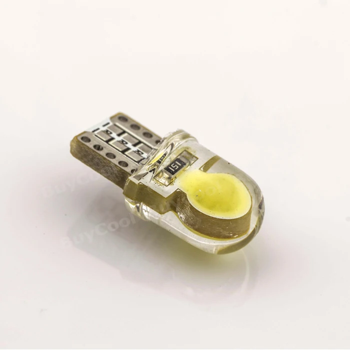 6 X Авто T10 Светодиодные лампы чистый белый 194 W5W 168 COB кварцевая Автомобильная LED