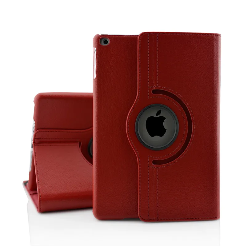 360 градусов вращающийся кожаный чехол для Apple iPad 2/3/4 Стенд Флип Folio Tablet Обложка для iPad 4 3 2 высокое качество - Цвет: 3