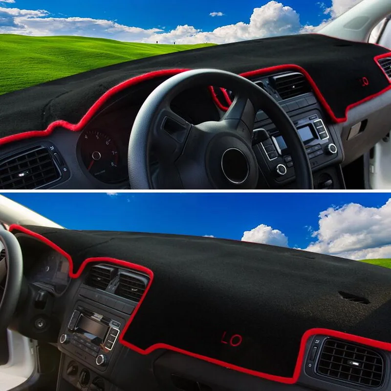 Tonlinker приборная панель защита от грязи чехол наклейка s для Volkswagen POLO 2011 18
