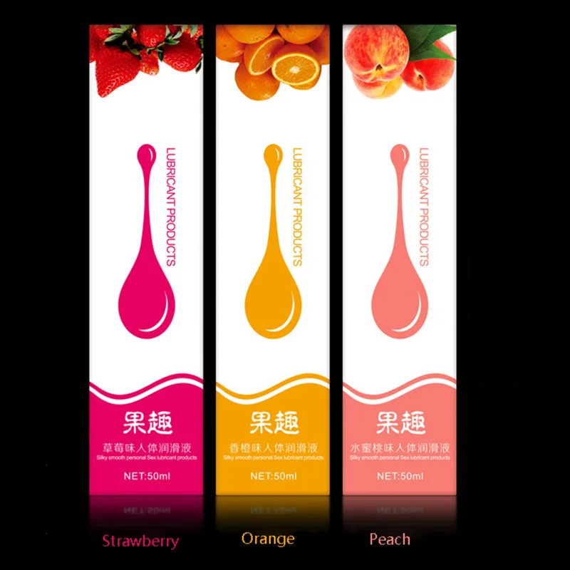 Смазочный гель для вагины фрукты 50 мл смазка анального секса масло массажа