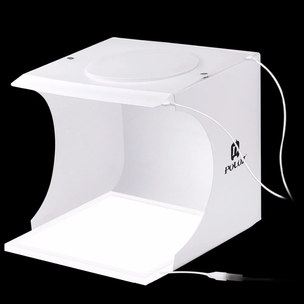 PULUZ мини светодиодная лампа без тени для фотосъемки панель + студийная палатка