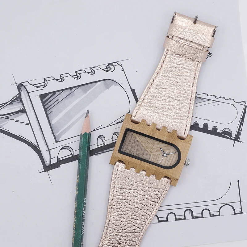 Женские наручные часы с кожаным ремешком в деревянной коробке|box brand|box boxbox gift box |