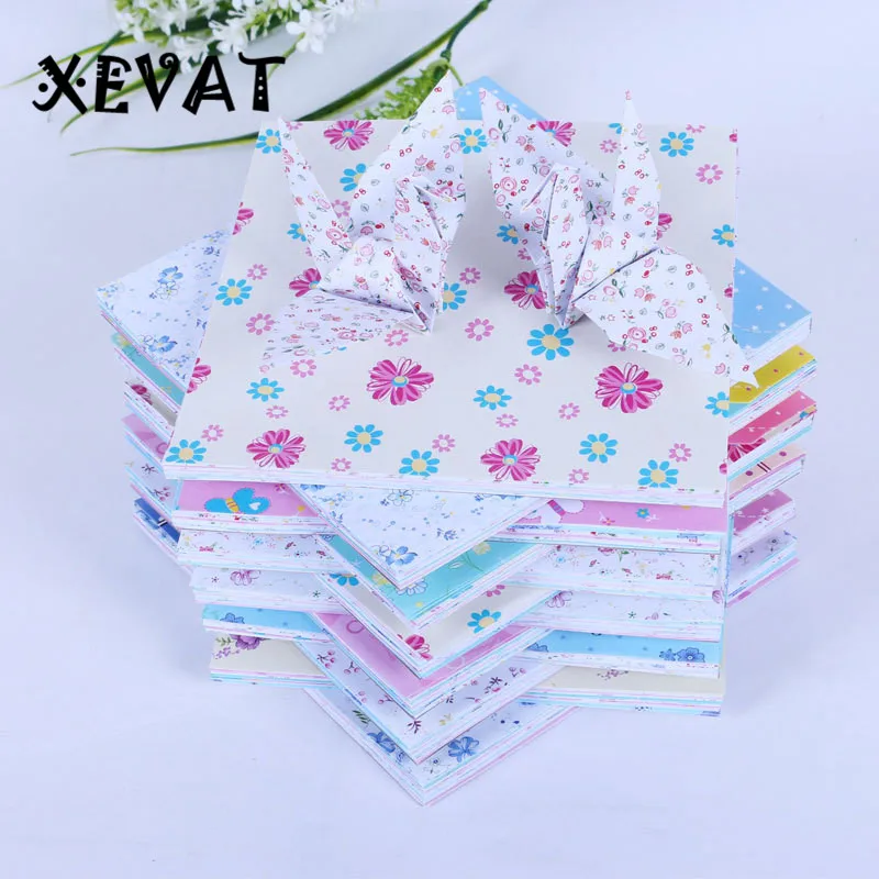 Бумага для ручного творчества 15*15 см красивый цветок DIY 210 шт складной бумажный