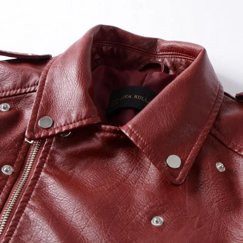 

Fashion Autumn Winter Women Faux Leather Jackets Lady PU Bomber Motorcycle Outerwear Slim Short Punk Coat With Belt Black Pink