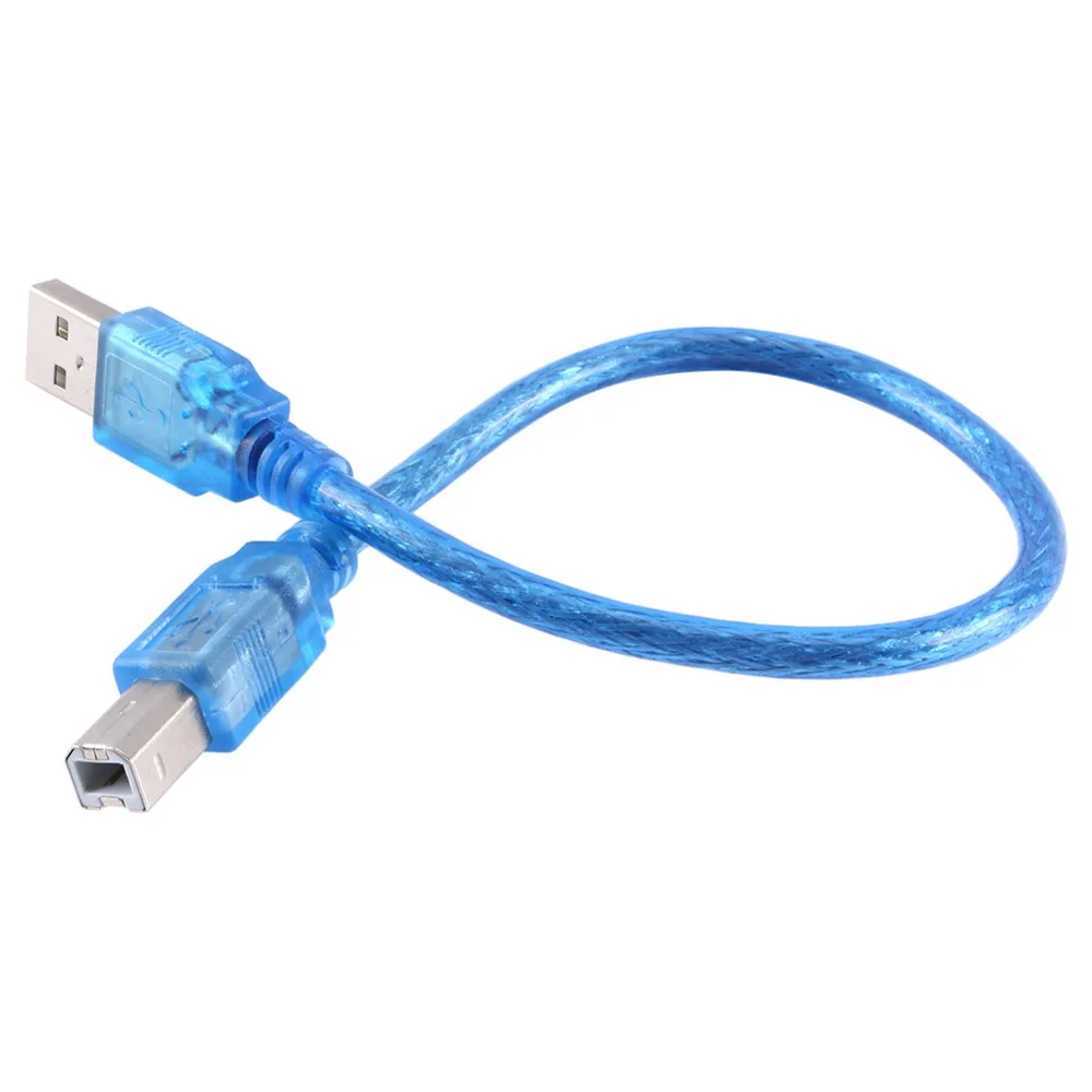 Удлинительный кабель для принтера 30 см USB 2 0 Папа папа B Мужской компьютерный