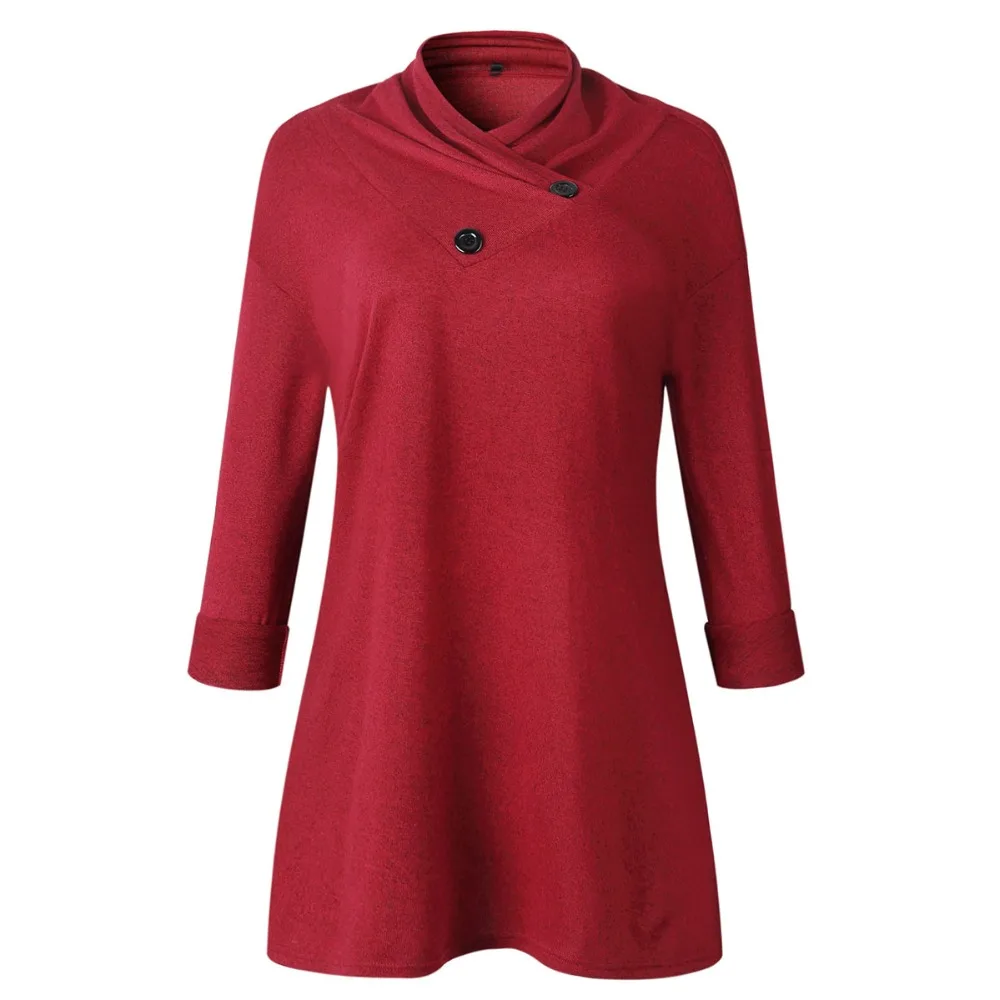 Женское трикотажное платье с высоким воротом длинный свитер длинным рукавом