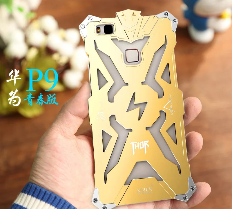 For Huawei P9 Lite G9 luxury aluminum frame phone case P9G9 PC Heavy Duty Phone Protect Cover Metal | Мобильные телефоны и