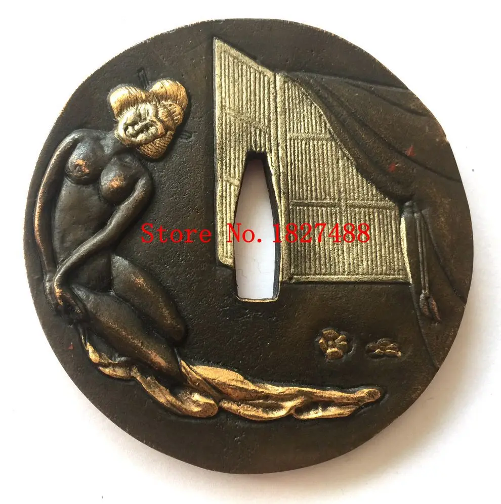 Набор медный меч Tsuba с дизайном орла подходит для японского самурайского катаны