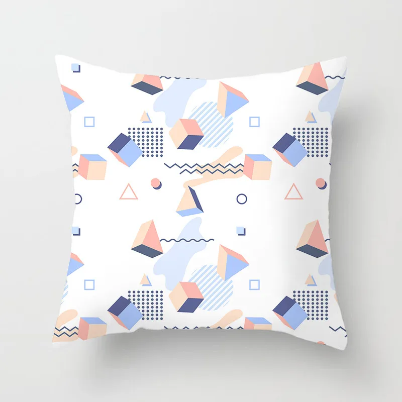 Домашний декор Fuwatacchi наволочка с градиентом и геометрическим рисунком