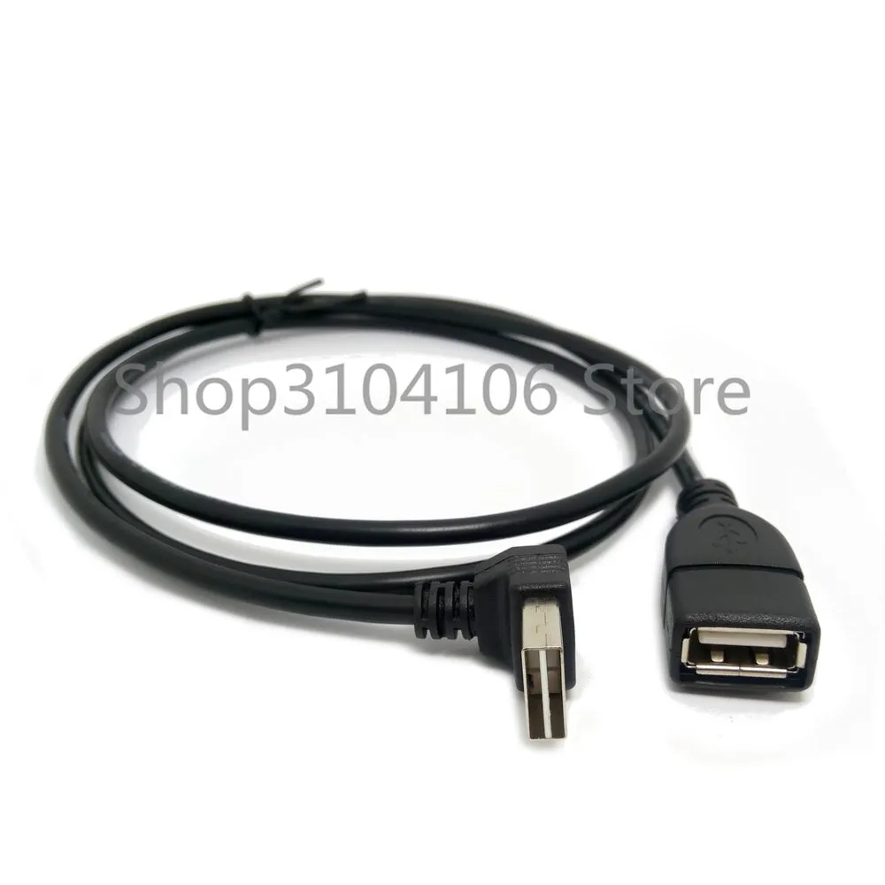 Черный USB 2 0 Удлинительный кабель папа мама удлинитель шнура для ПК ноутбука