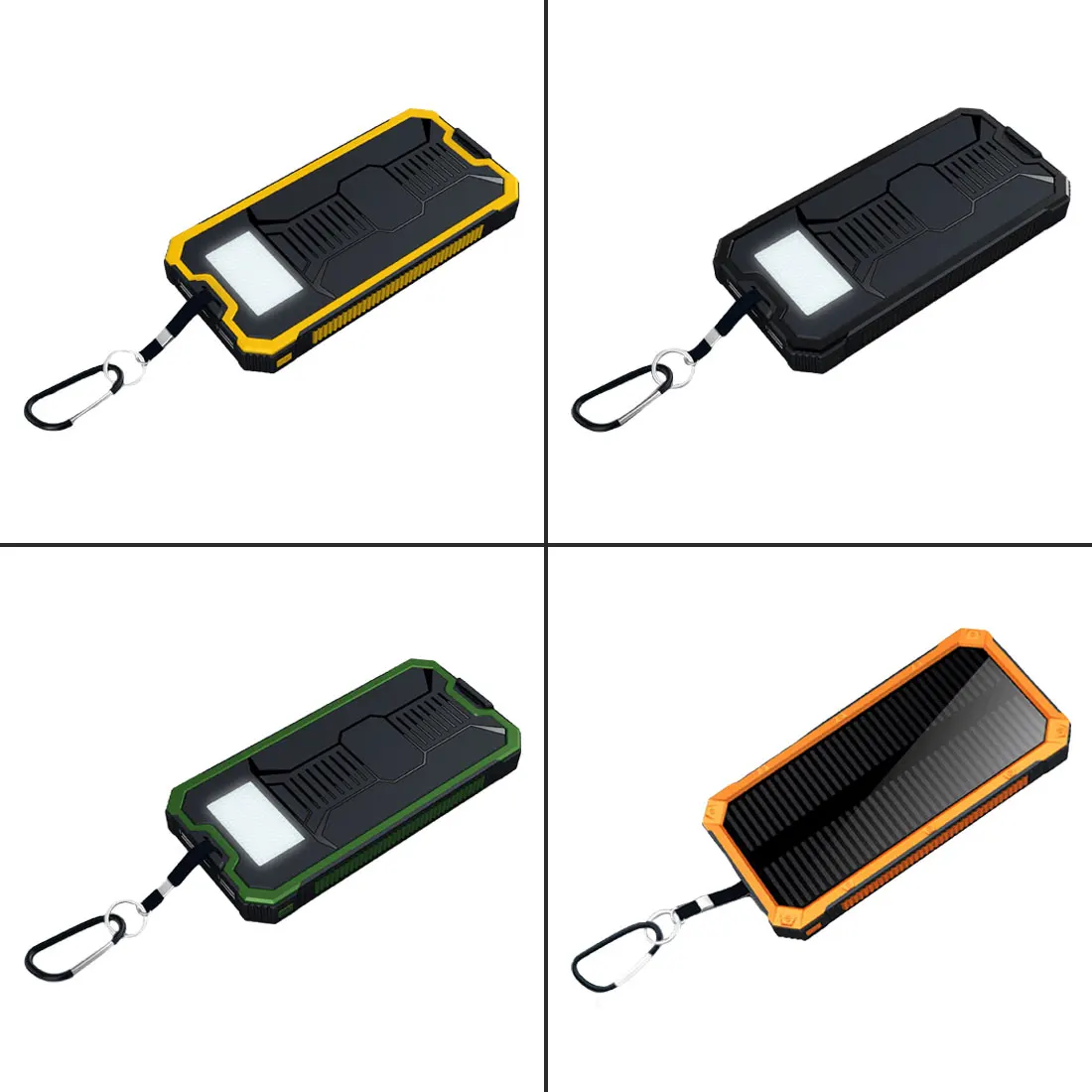 Внешний аккумулятор на солнечной батарее 20000 мАч двойной USB внешний