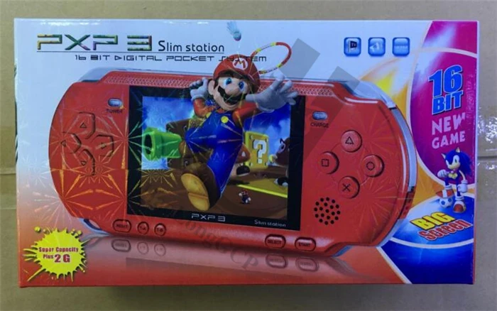 Классическая Ретро игровая консоль 16 бит PXP3 Slim Station портативный игровой плеер с