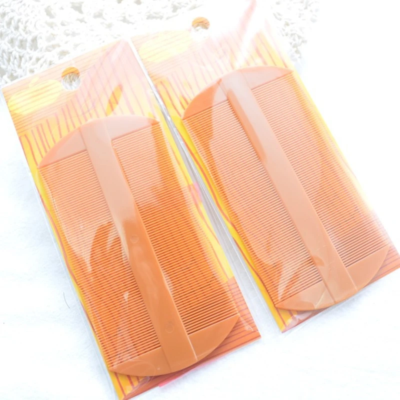1pc New Encryption Grate Lice Comb Flea Flat Brush Hair Care Styling Tools Doule-sided Dandruff Beauty Style | Красота и здоровье