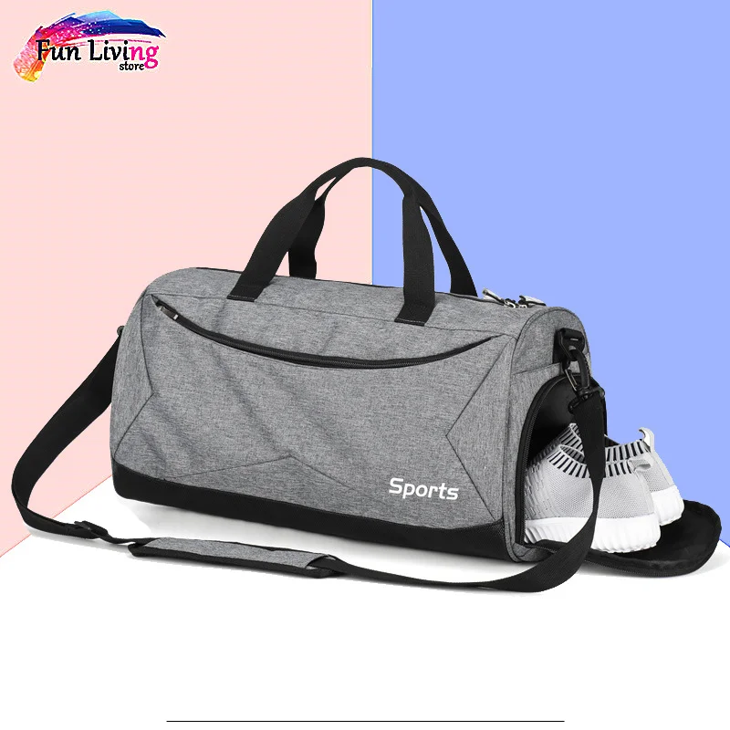 

Sports Gym Bag Training Bag Dry Wet Gym Yoga storage with Shoes Compartment Travel Duffel Bag for Men and Women Rcbag001